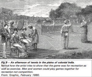 इयत्ता नववीच्या इतिहासाच्या पुस्तकातील इतिहास आणि खेळ: क्रिकेटची कहाणी या प्रकरणाचे चित्र